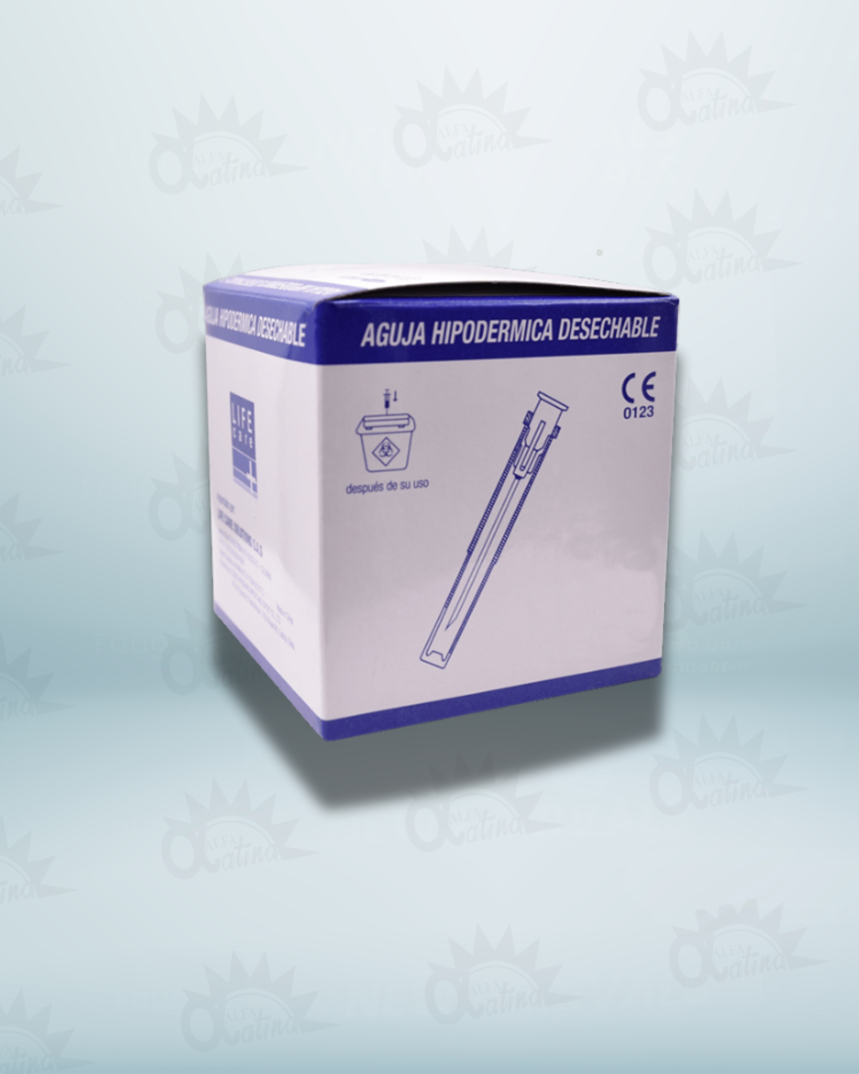 AGUJA HIPODERMICA 23G X 1. CAJA X 100 UND